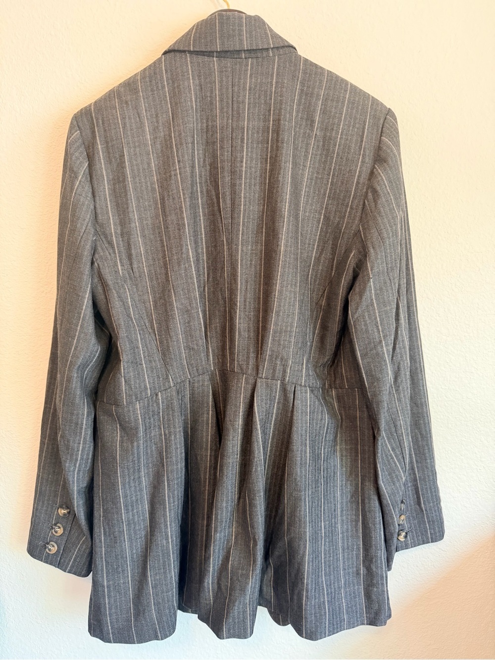 Free People Charlotte Oversized Printed Blazer, size M - Picture 10 of 13